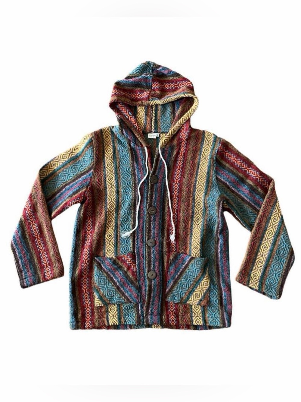 Soulzential Striped Baja Hoodie Jacket S